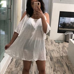 Off white swimsuit coverup